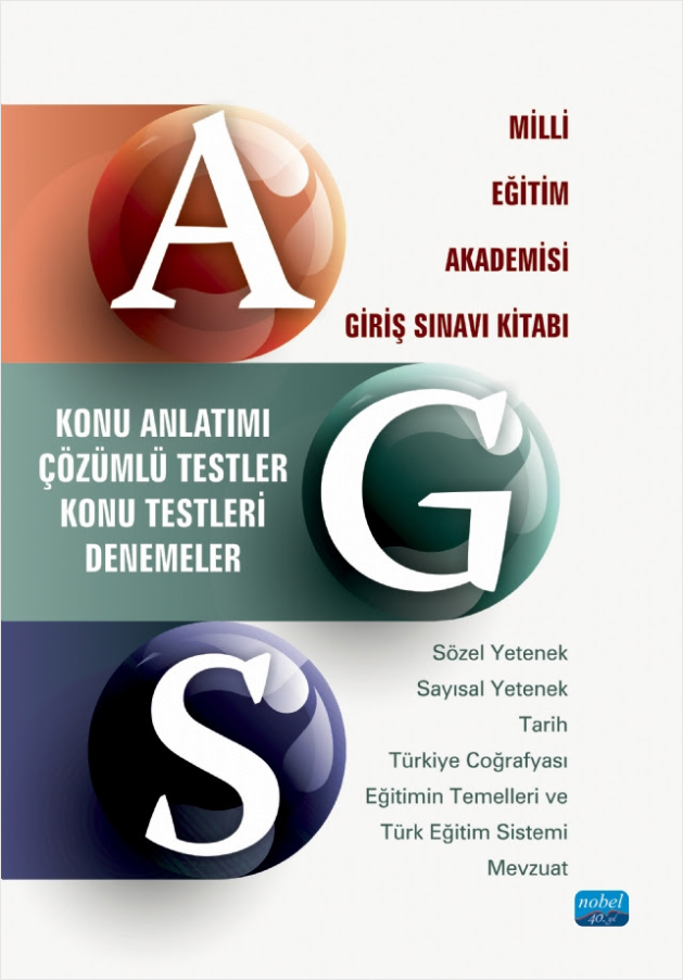 AGS - Milli Eğitim Akademisi Giriş Sınavı Kitabı 