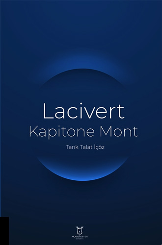 Lacivert Kapitone Mont