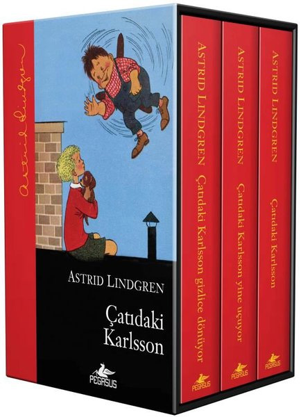 Çatıdaki Karlsson Serisi Kutulu Özel Seti (Ciltli 3 Kitap)