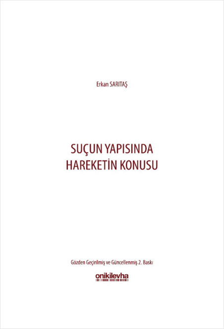 Suçun Yapısında Hareketin Konusu