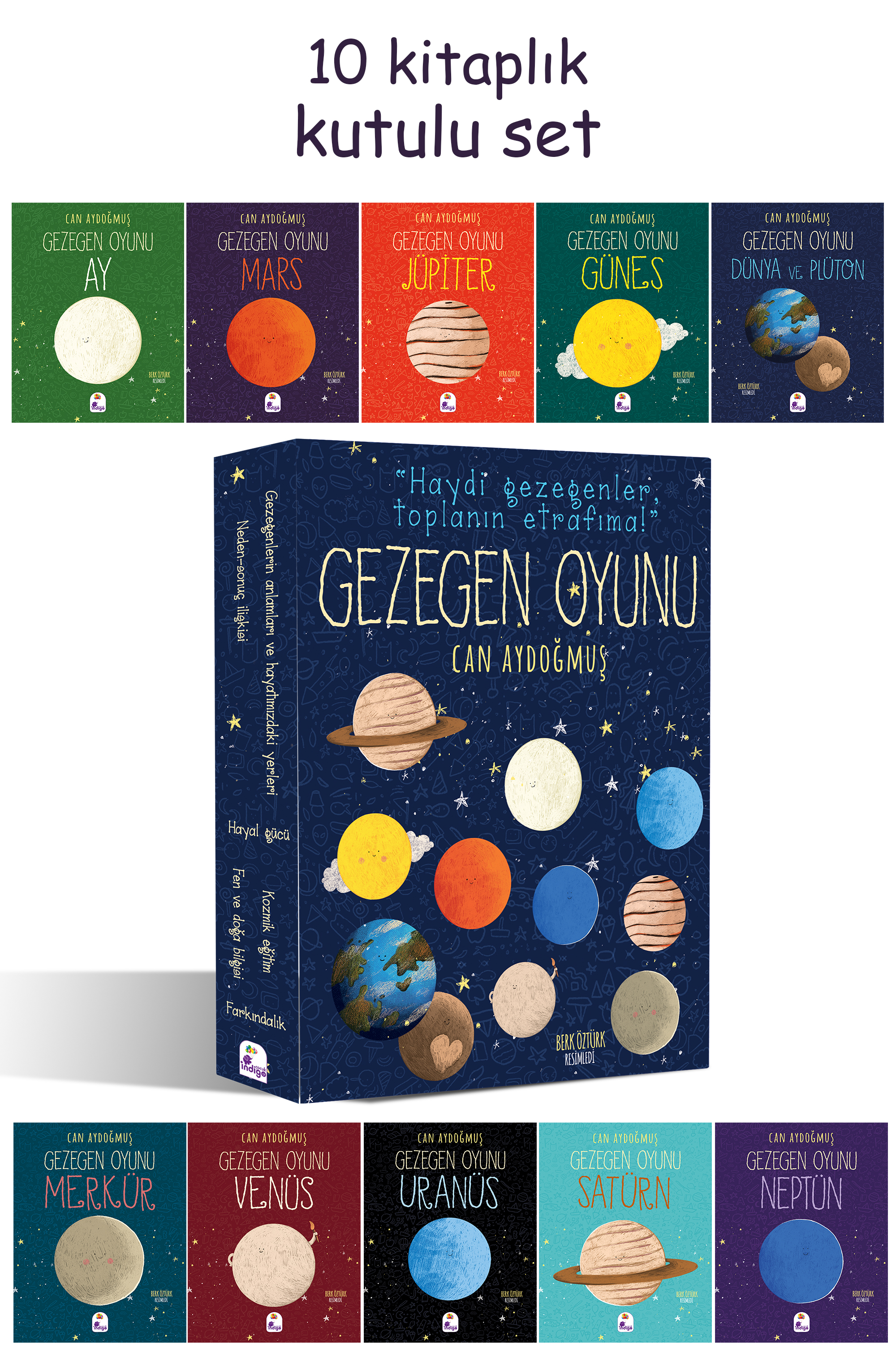 Gezegen Oyunu Seti – 10 Kitap Kutulu
