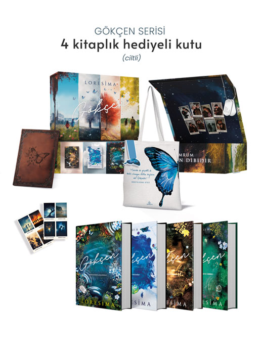 Gökçen Serisi – 4 Kitap Takım (Hediyeli Kutu - Ciltli)