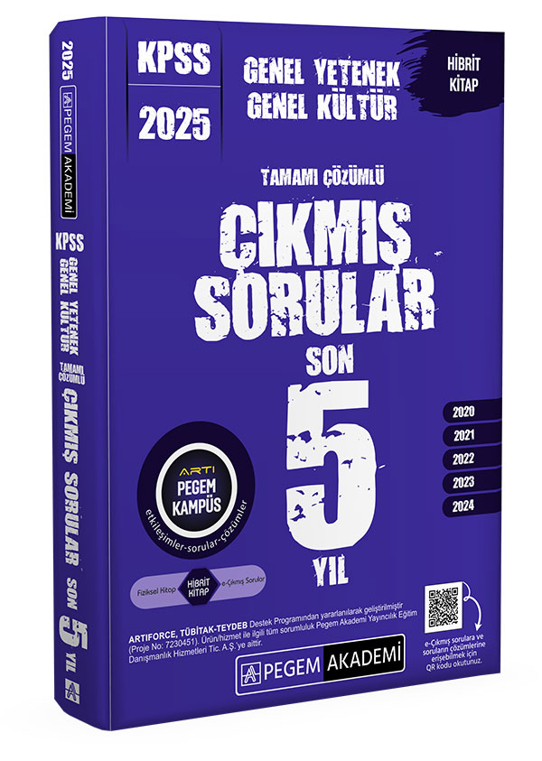 2025 KPSS Genel Yetenek Genel Kültür Tamamı Çözümlü Çıkmış Sorular Son 5 Yıl