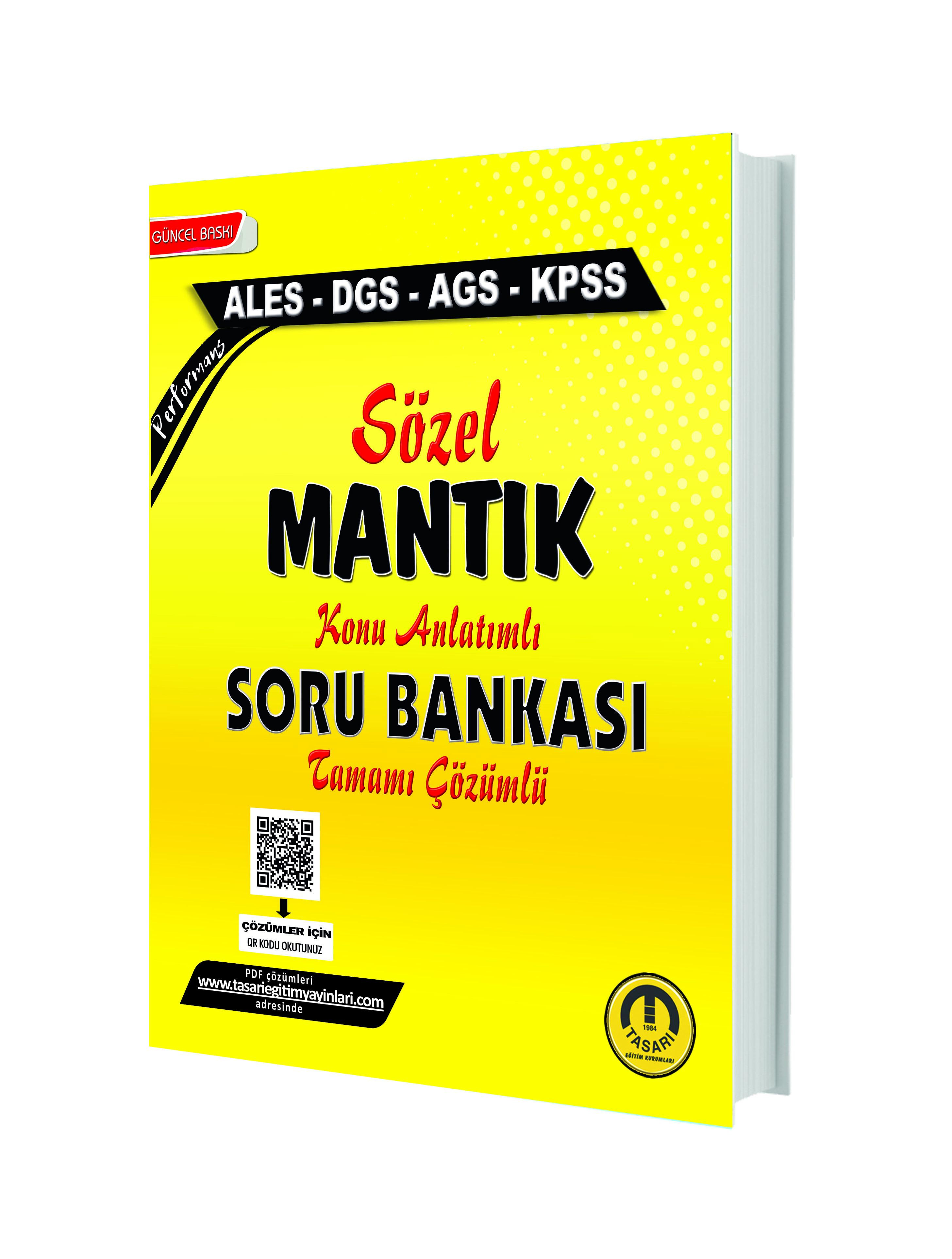 DGS ALES AGS Sözel Mantık Soru Bankası