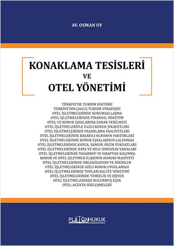 Konaklama Tesisleri Ve Otel Yönetimi