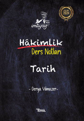 İmtiyaz - Hakimlik Ders Notları Tarih