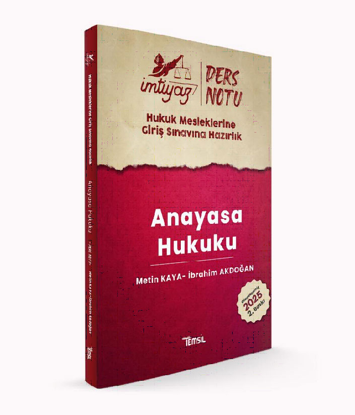 İMTİYAZ HMGS Anayasa Hukuku Ders Notları