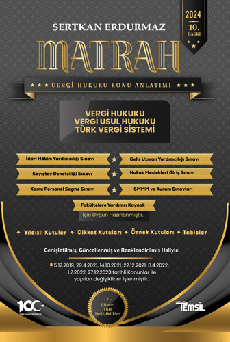 Matrah Vergi Hukuku Konu Anlatımı