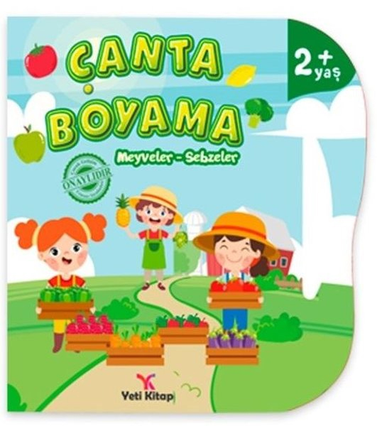Çanta Boyama - Meyveler Sebzeler 2+ Yaş