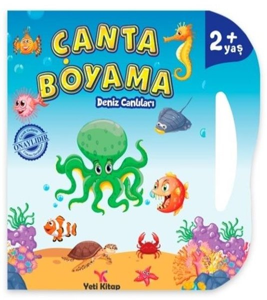 Çanta Boyama - Deniz Canlıları 2+ Yaş