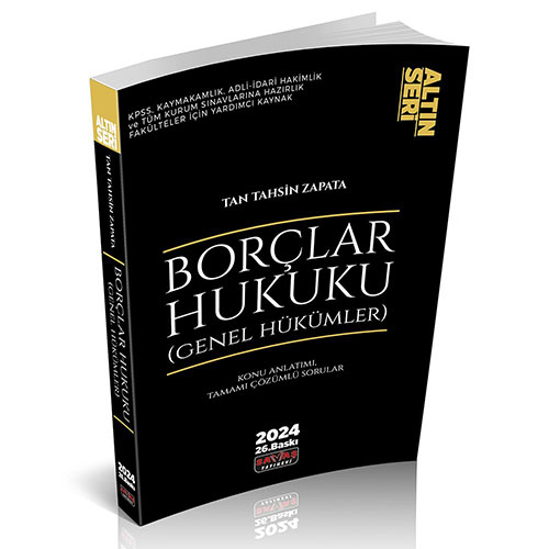 Borçlar Hukuku Genel Hükümler Konu Anlatımı