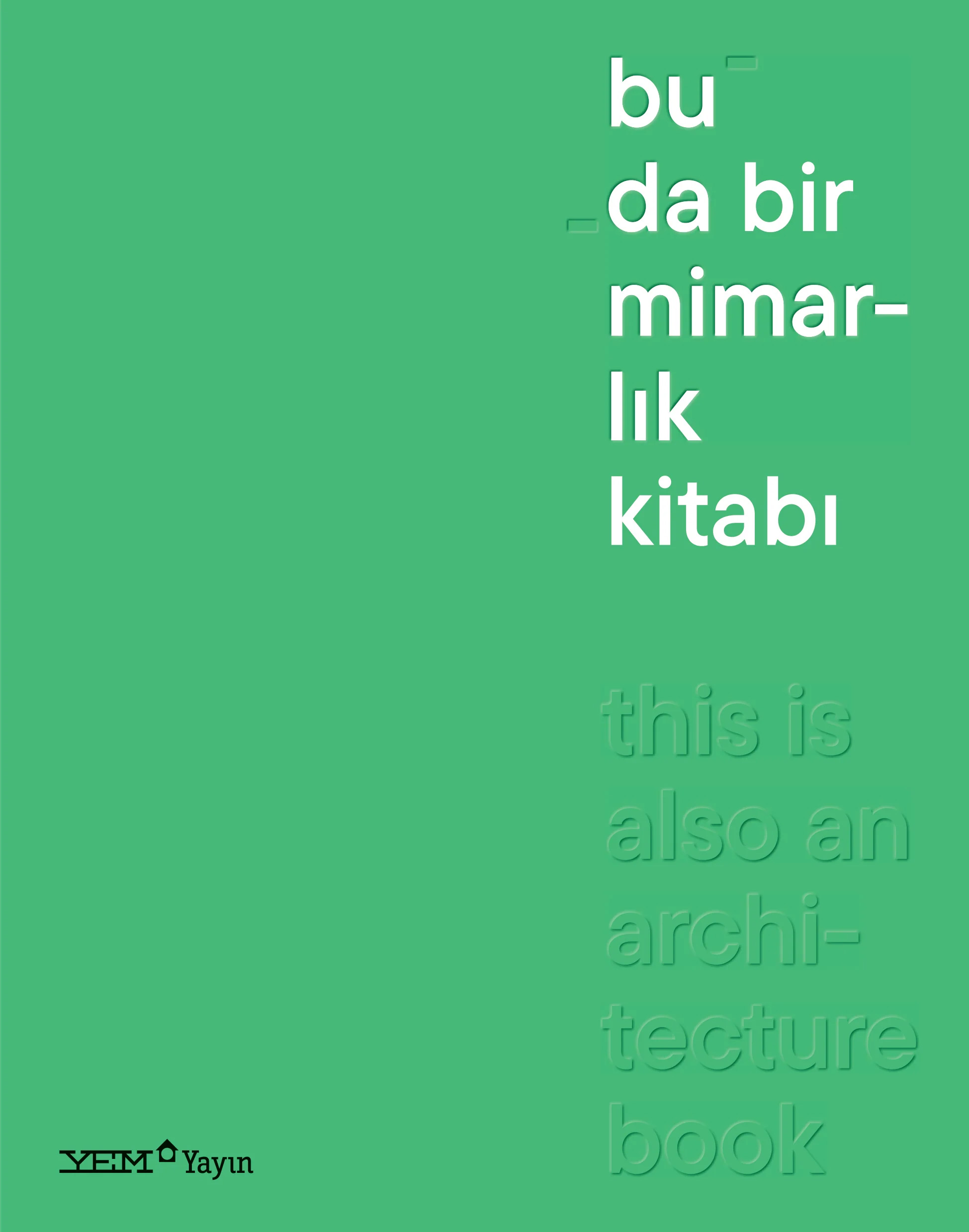 Bu da Bir Mimarlık Kitabı