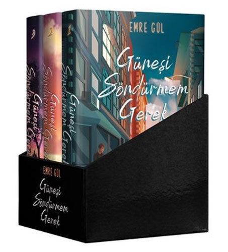 Güneşi Söndürmem Gerek Kutulu Set - 3 Kitap Takım - İmzalı (Ciltli)