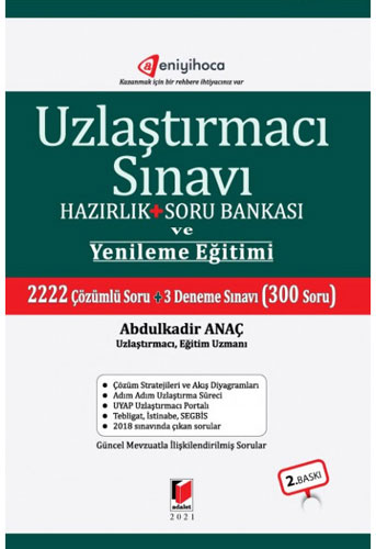 Uzlaştırmacı Sınavı Hazırlık + Soru Bankası ve Yenileme Eğitimi