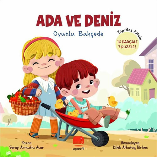 Ada ve Deniz Oyunlu Bahçede (Ciltli)