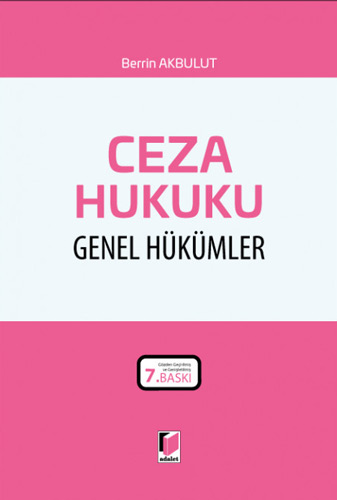 Ceza Hukuku Genel Hükümler (Ciltli)