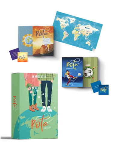 Rota Serisi Hediyeli Özel Kutu - 2 Kitap (Ciltli) 