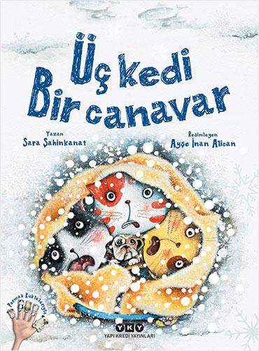 Üç Kedi Bir Canavar (Ciltli)