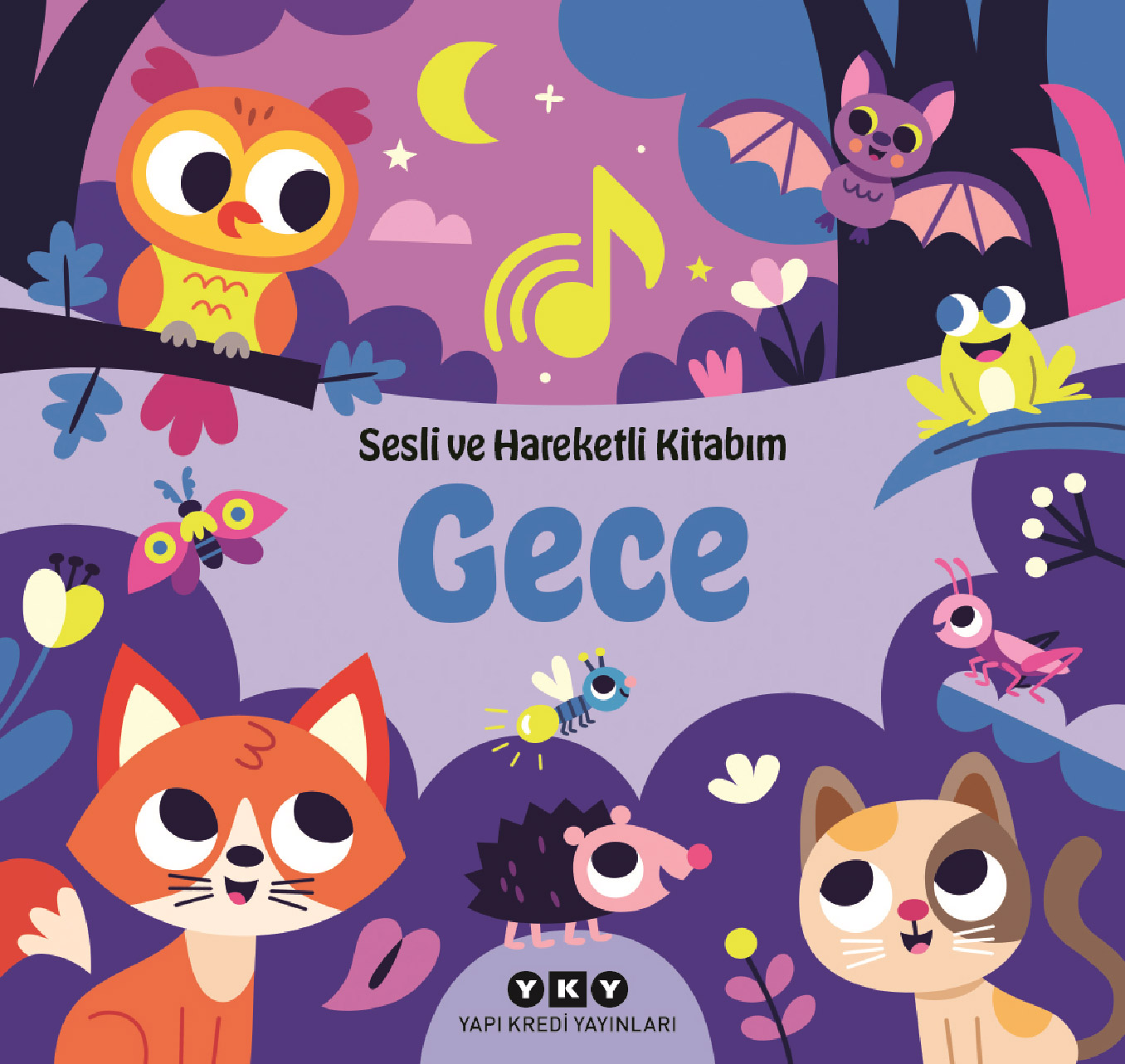 Sesli ve Hareketli Kitabım - Gece (Ciltli)