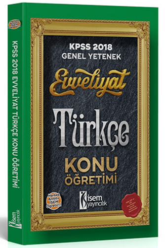 2018 KPSS Genel Kültür Evveliyat Türkçe Konu Anlatımlı