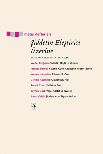 Şiddetin Eleştirisi Üzerine