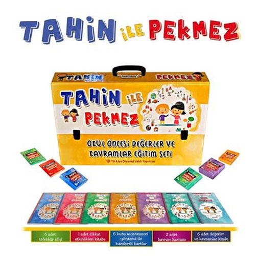 Tahin ile Pekmez Eğitim Seti - 7 Kitap Takım Kutulu