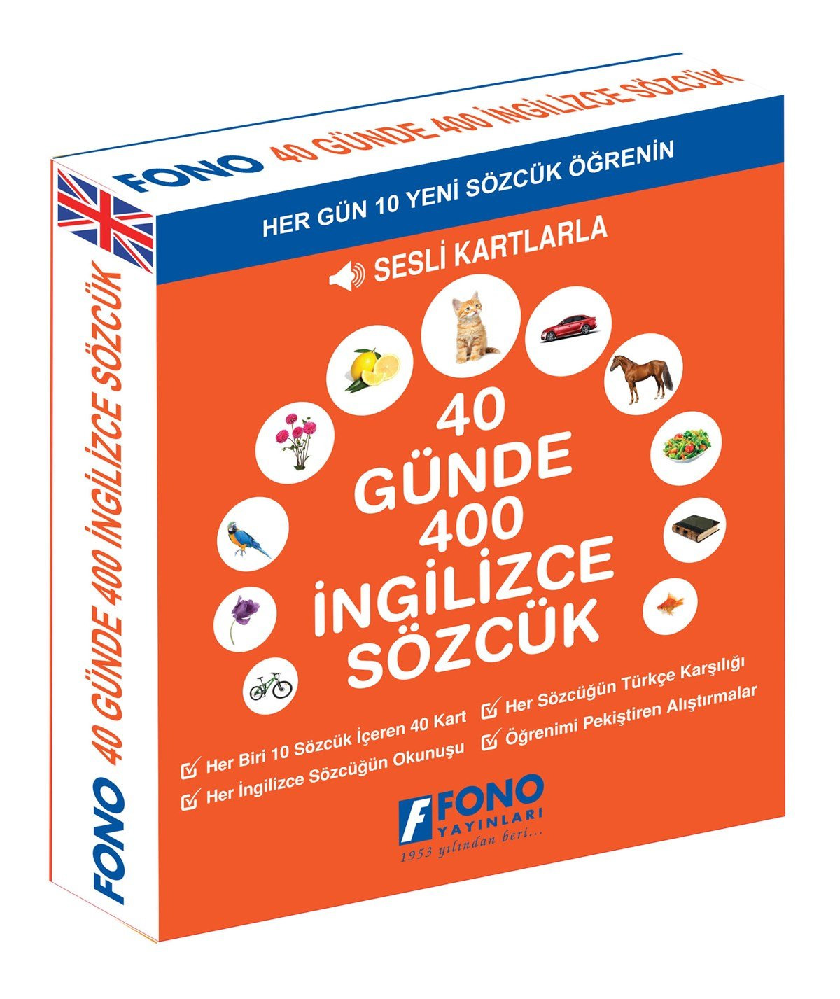 40 Günde 400 İngilizce Sözcük - Sesli Kartlarla