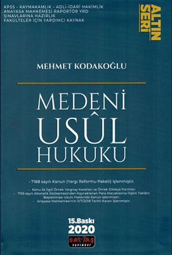 Savas Yayinevi Icra Ve Iflas Hukuku Altin Seri Mehmet Kitabi