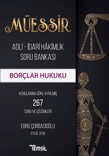 Müessir Adli - İdari Hakimlik Soru Bankası - Borçlar Hukuku