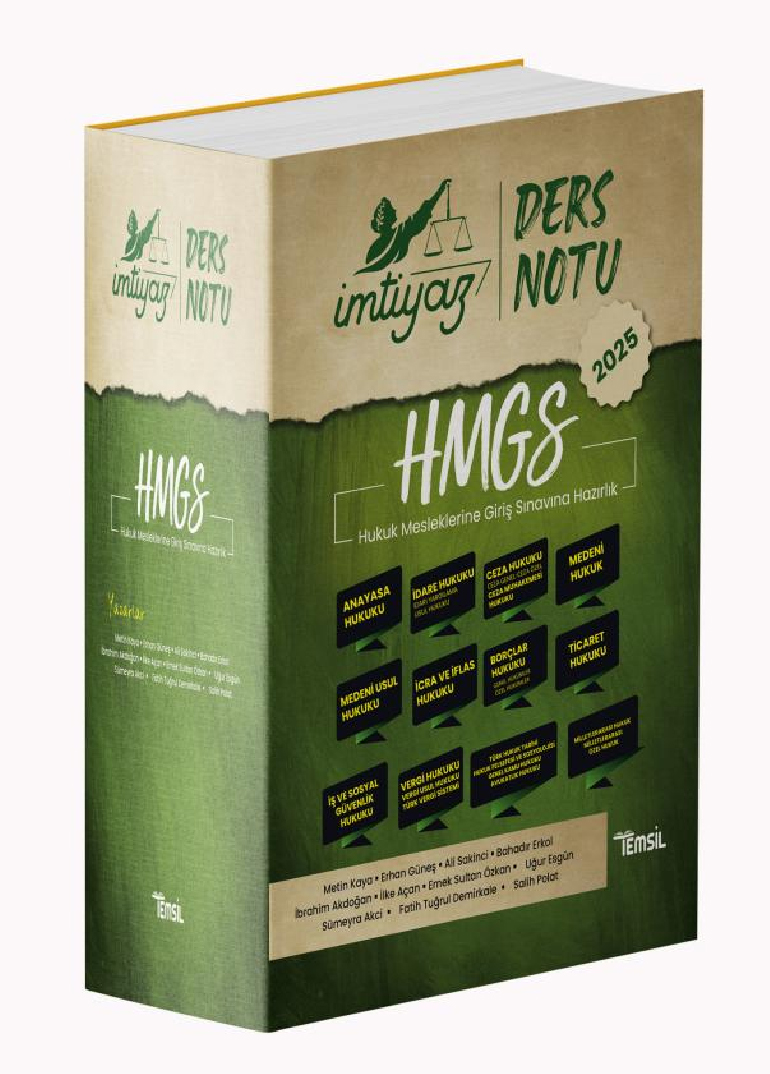 İmtiyaz HMGS Ders Notu Konu Anlatımı Seti 2025