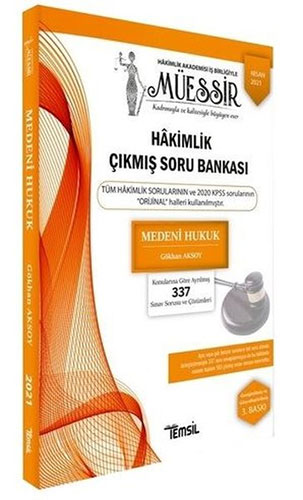 Müessir Adli-İdari Hakimlik Çıkmış Soru Bankası ve Çözümleri - Medeni Hukuk