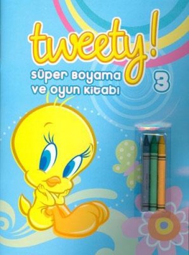 TWEETY SÜPER BOYAMA VE OYUN KİTABI 3