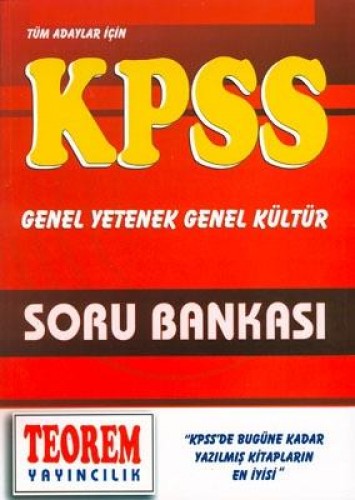 KPSS GENEL YETENEK SORU BANKASI