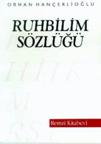 RUHBİLİM SÖZLÜĞÜ