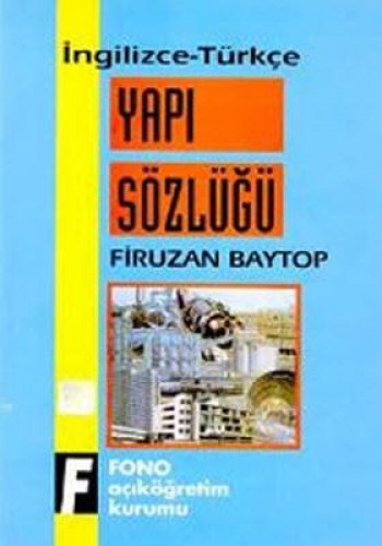 YAPI SÖZLÜĞÜ İNGİLİZCE TÜRKÇE