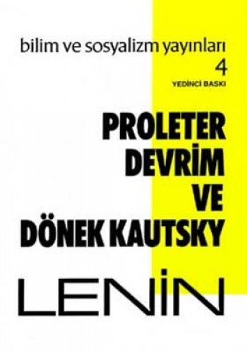 PROLETER DEVRİM E DÖNEK KAUTSKY