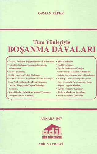 BOŞANMA DAVALARI