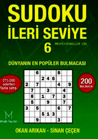 SUDOKU İLERİ SEVİYE 6